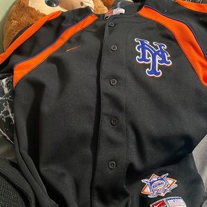 Mets jersey button up